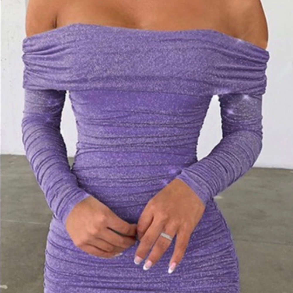 sparkly sheer mini